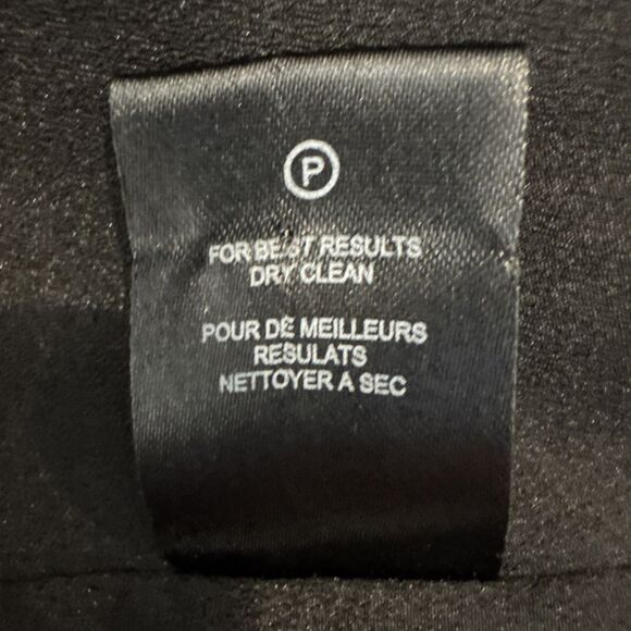 Halston Heritage Size 8  Black Crew Neck Long Dress Gown Cut Out $595 - Picture 12 of 15